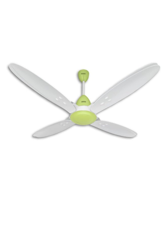 أوشا USHA New Bloom Series Lily Nova (Inspired by Lily) 4-Blade BLDC Ceiling Fan with Bi-Directional Feature | Sleep/Boost/Timer Modes | RF Remote | Dust-Resistant | Whisper-Quiet (White & Light Green) - Image 1